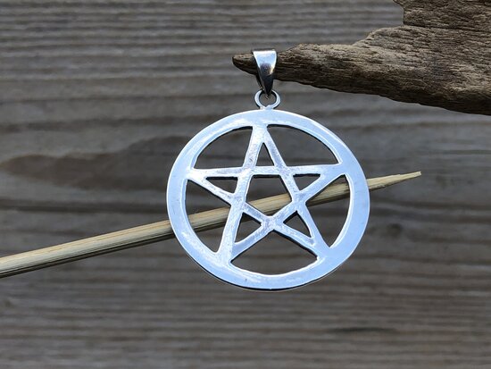 zilveren pentagram sieraden