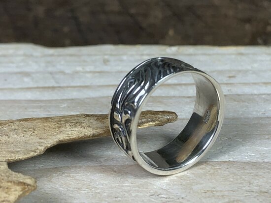 brede ring zilver