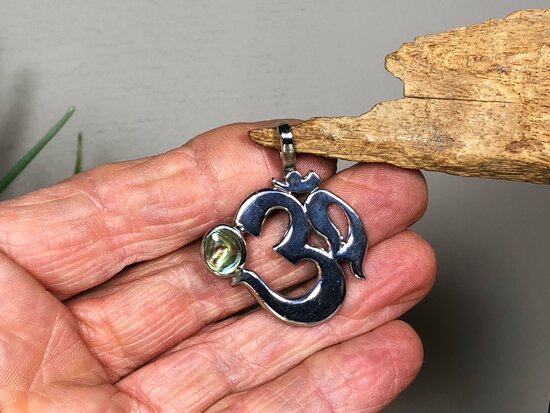 hanger aum echt zilver
