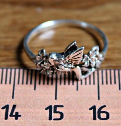 tinkerbel ring zilver