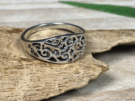 pinkring zilver