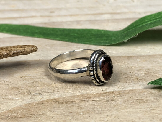 ring echt zilver maat 15