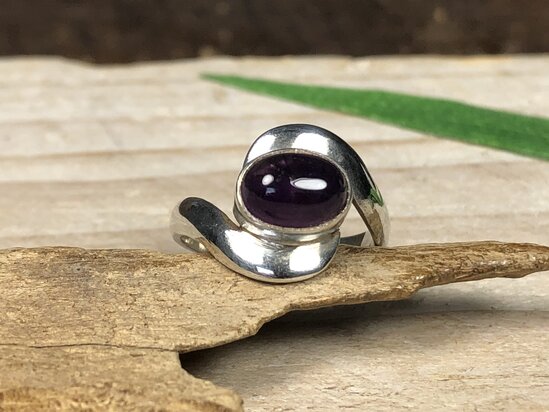kleine ring met amethist