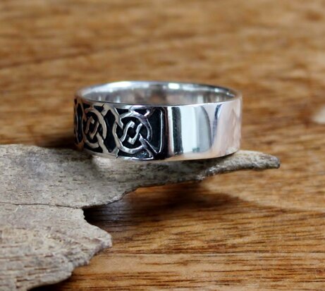 ring zilver keltisch