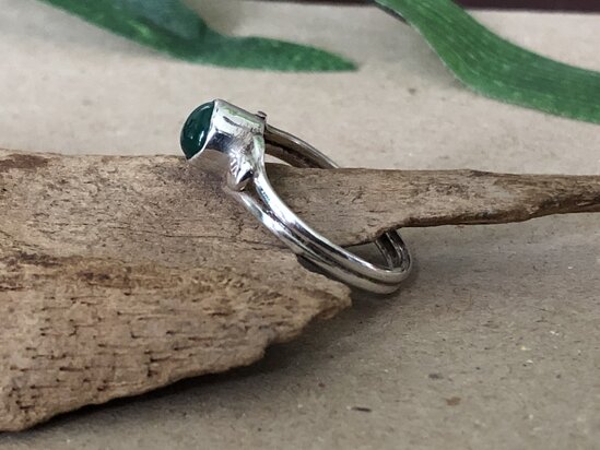 zilveren ring maat 15