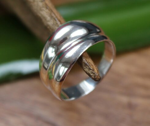 aparte zilveren dames ring