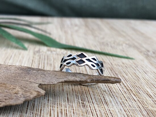 zilveren ring maat 16