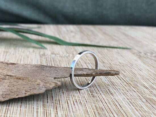 smalle zilveren ring
