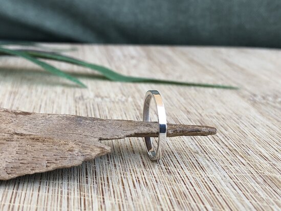 eenvoudige ring zilver