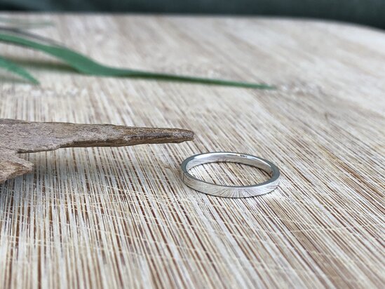 simpel ringetje zilver