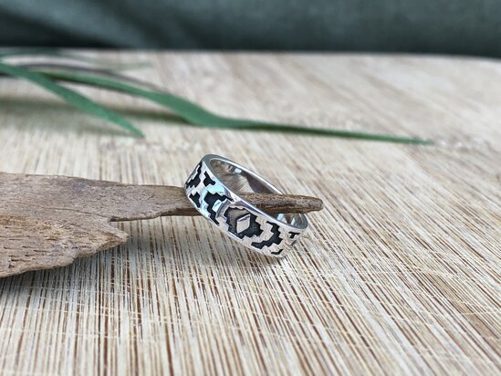bandring navajo zilver