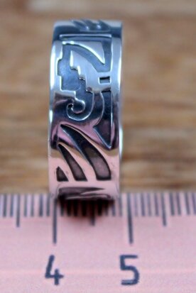 zilveren band ring