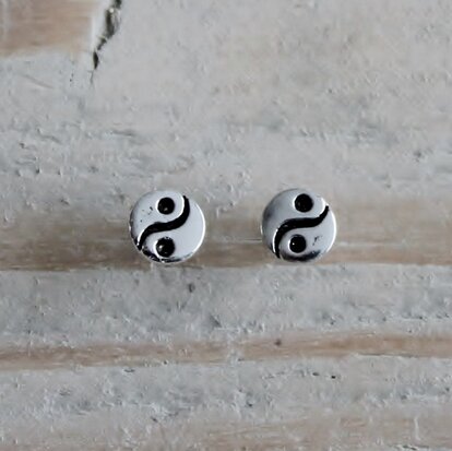 yin yang oorbelletjes