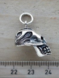 hanger skull zilver