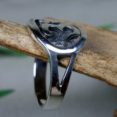 aum ring zilver