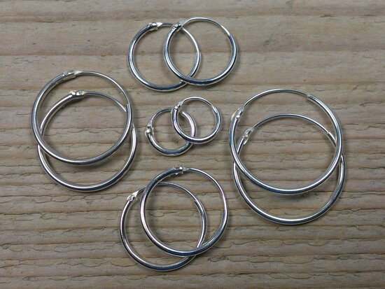 oorringetjes zilver