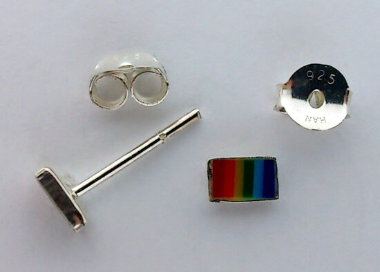 regenboog oorknopjes