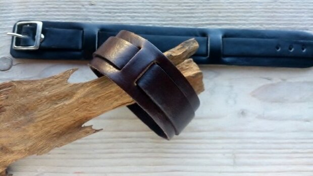 armband leder stoer