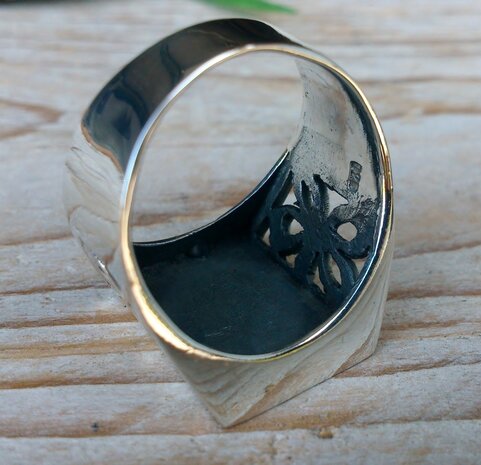 zilveren heren ring