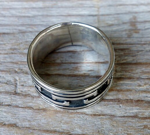 zilveren heren ring