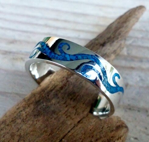 ring blauw