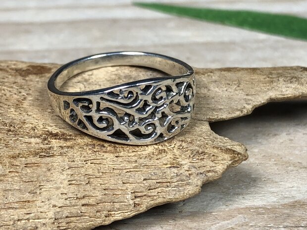 pinkring zilver