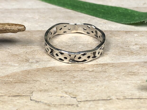 zilveren ring kleine maat