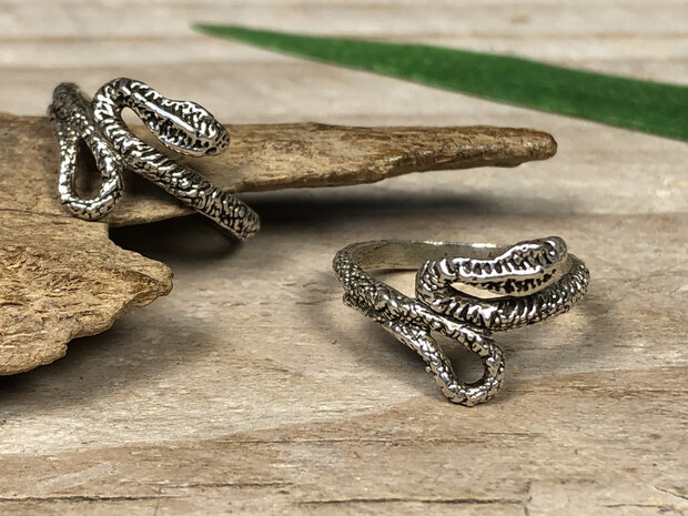 pinkring zilver maat 14