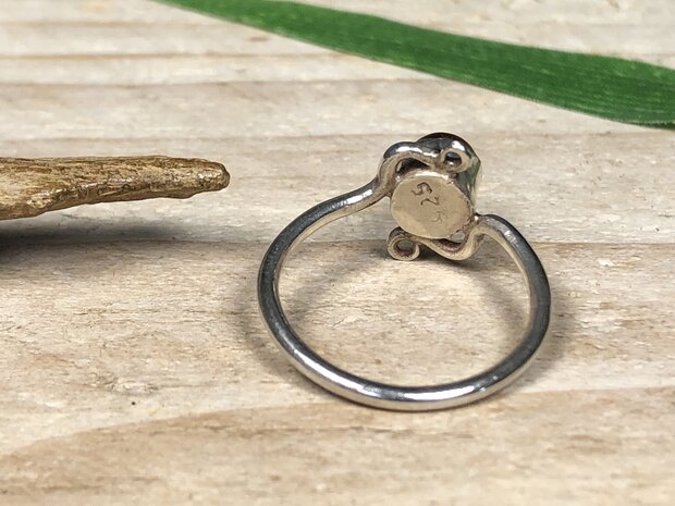 echt zilveren pinkring