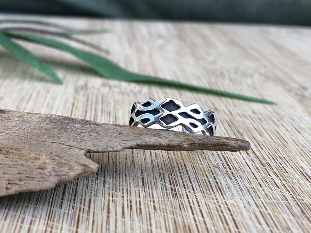 echt zilveren ring