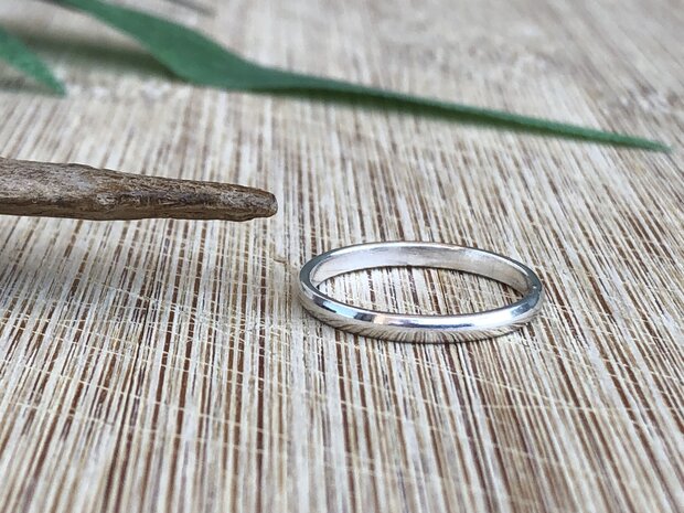 dun smal ring zilver