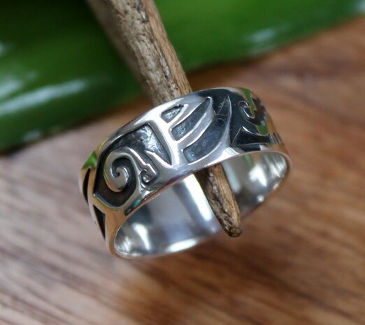 brede ring zilver