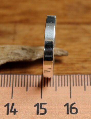 zilveren ring 3 mm