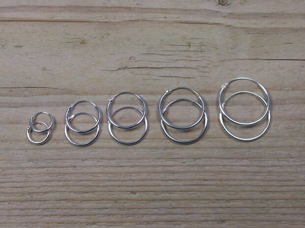 kleine ringetjes zilver