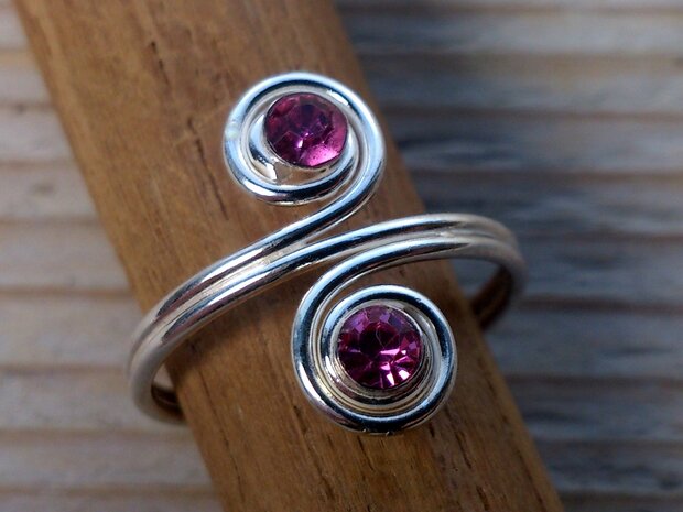 teenring roze