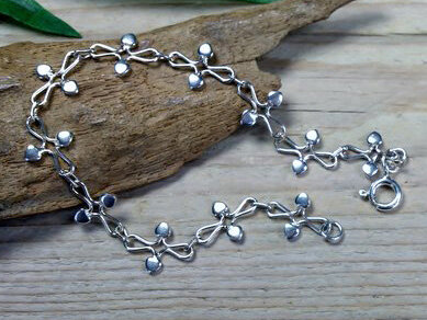 armband Fantasy zilver 19,5 cm