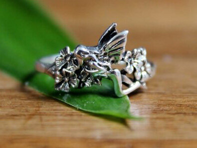 ring tinkerbel zilver (maat 18½)