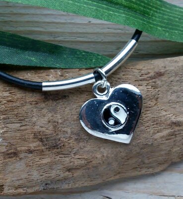 veterketting hartje met yin yang