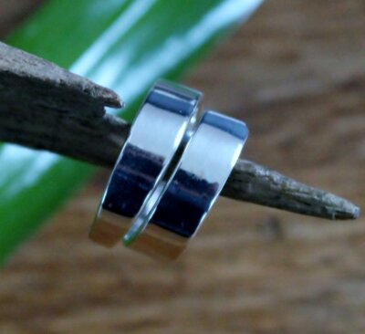 ring strak design zilver (maat 16½)