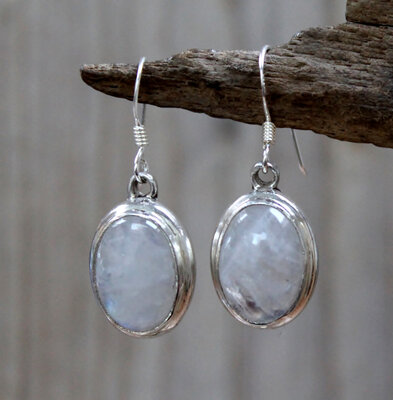 oorbellen wit zilver