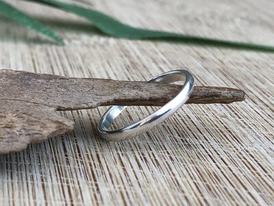 pinkring glad bol (maat 16 - 16¼)