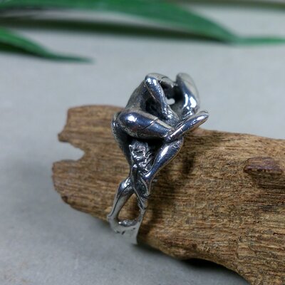 ring erotisch zilver (maat 18¼ )