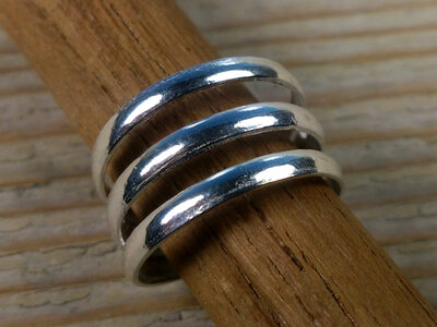 teenring zilver abstract (maat 13mm)