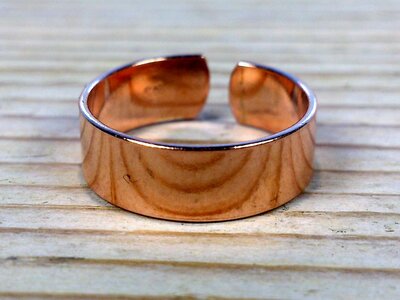 teenring rosegoud-op-zilver (maat 14,5mm)
