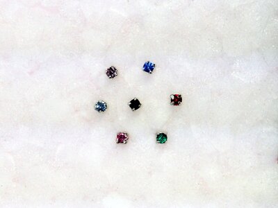 mix 7 stuks neusknopjes