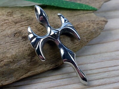 hanger kruis zilver