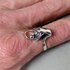 zilveren erotische ring